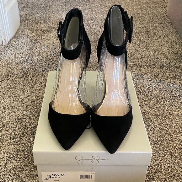 Jessica Simpson Elegant Black Heels - Picture 1 of 7